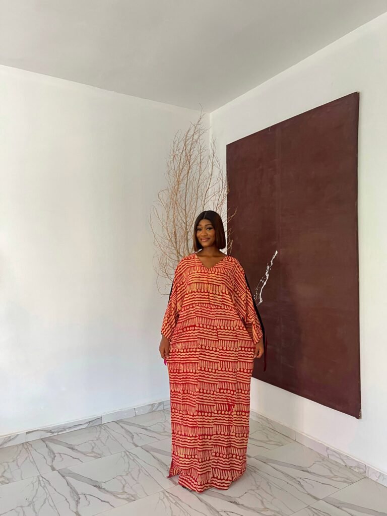 Bubu gown styles - Amal flowing design with graceful silhouette