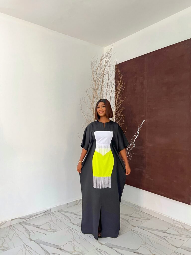 Bubu gown styles - Biba kaftan cultural fusion design