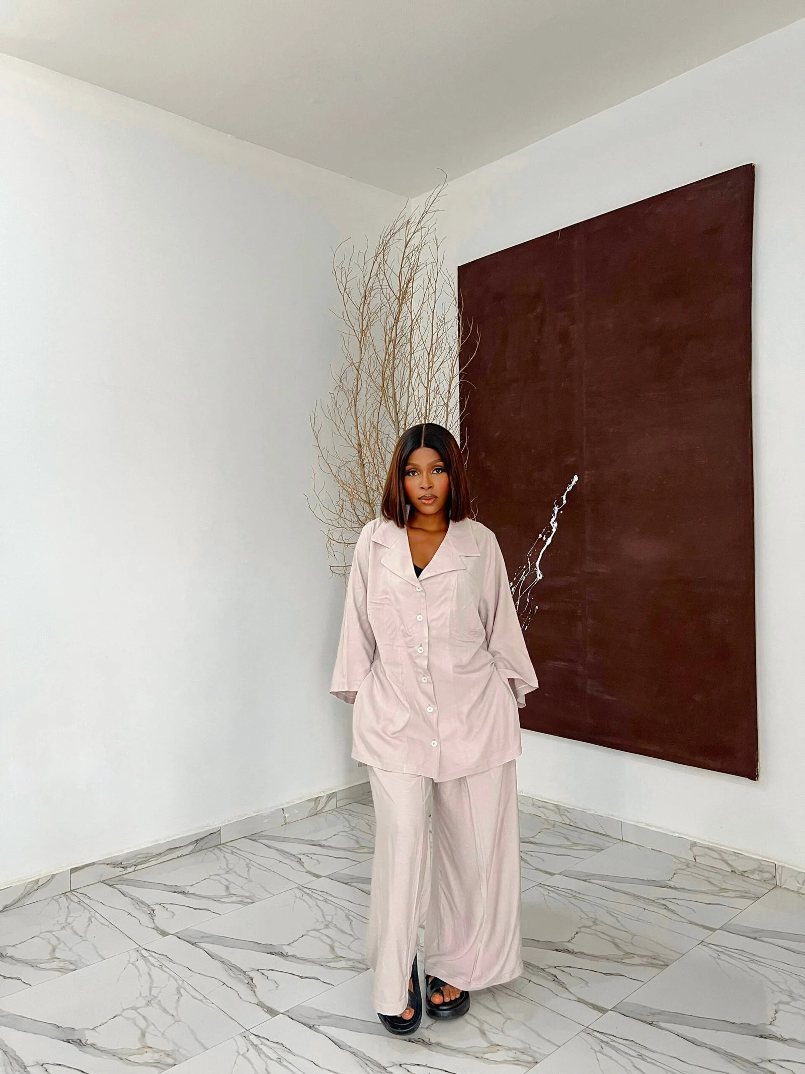 Didi Linen two piece styles for ladies