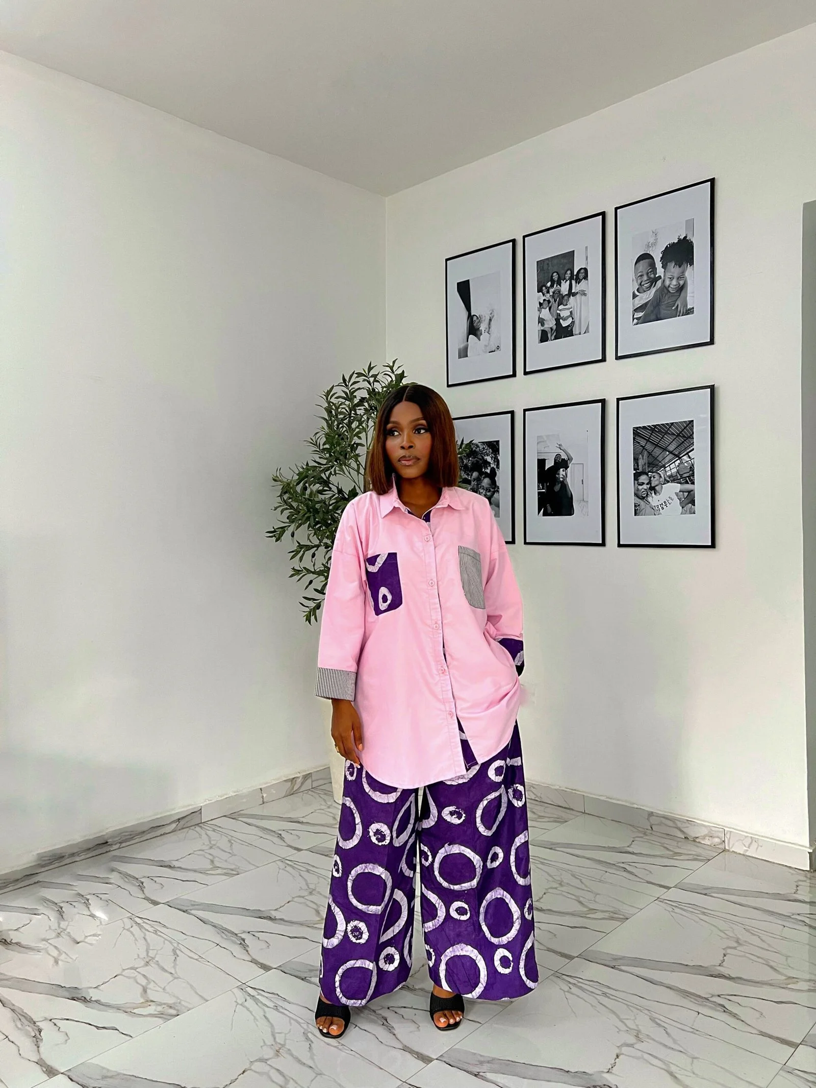 How to style two piece styles for ladies with a woman waering dora set